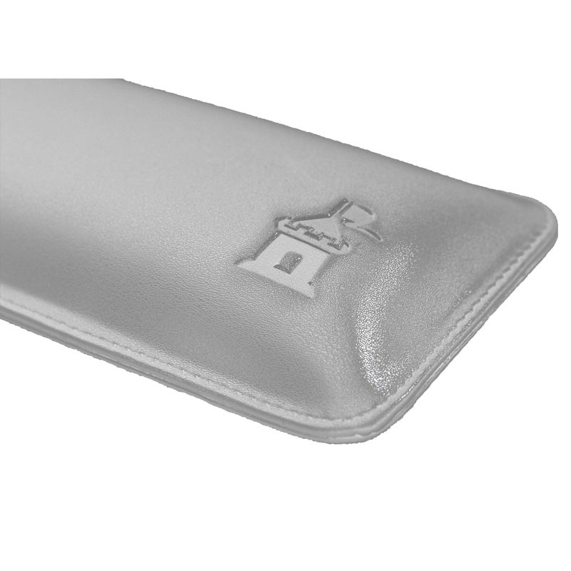 Castle Bailey Compact by Castle - Wrist Rest for Keyboards with Around 61 Keys - Leather Ergonomic Computer Extra Firm Keyboard Wrist Support for Typists, Gaming, Heavy Office Use (Stone, Compact Size) - Image 4